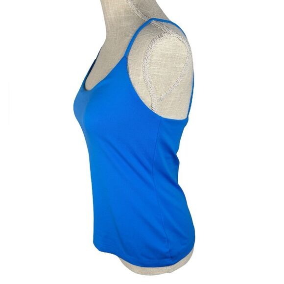 Judyp Royal Blue Shelf Bra Cami Tank Top - Picture 2 of 6